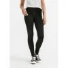 DUER Bottoms Women's Four Way Flex Denim Pull On Pocket Skinny - Black