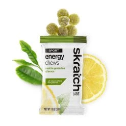 Skratch Labs Sport Energy Chews - Matcha Green Tea & Lemon