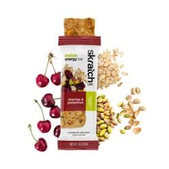 Skratch Labs Energy Drinks & Snacks Anytime Energy Bar, Cherries & Pistachios