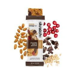 Skratch Labs Energy Drinks & Snacks Anytime Energy Bar, Chocolate Chips & Almonds