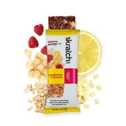 Skratch Labs Anytime Energy Bar, Raspberries & Lemons Energy Drinks & Snacks