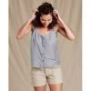 Toad&Co Women's Airbrush Button Tank