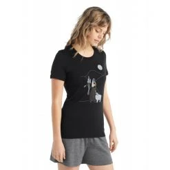 Icebreaker Women's Tech Lite II SS Tee The Ram Herder Tops
