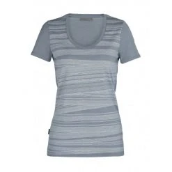 Icebreaker Women's Tech Lite SS Scoop 1000 Lines
