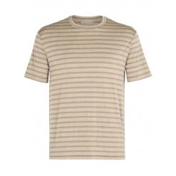 Icebreaker Men Utility Explore SS Crewe Stripe Tops