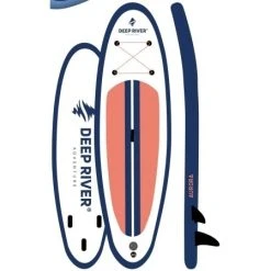 Deep River Inflatable SUP 10'6"x33"x6" With PFD Standup Paddleboarding