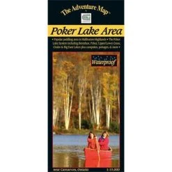 The Adventure Map Poker Lake Area - Haliburton Highlands Accessories