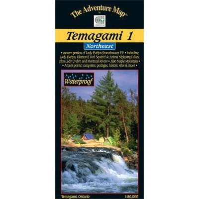 The Adventure Map Accessories Temagami 1- Northeast 1 The Adventure Map Accessories Temagami 1- Northeast