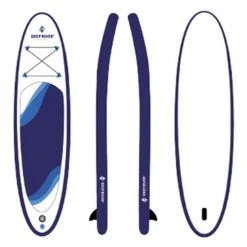 Standup Paddleboarding Deep River Inflatable SUP 11x30x6
