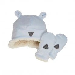 Kombi Sherpa Toque And Mittens Set - Infants