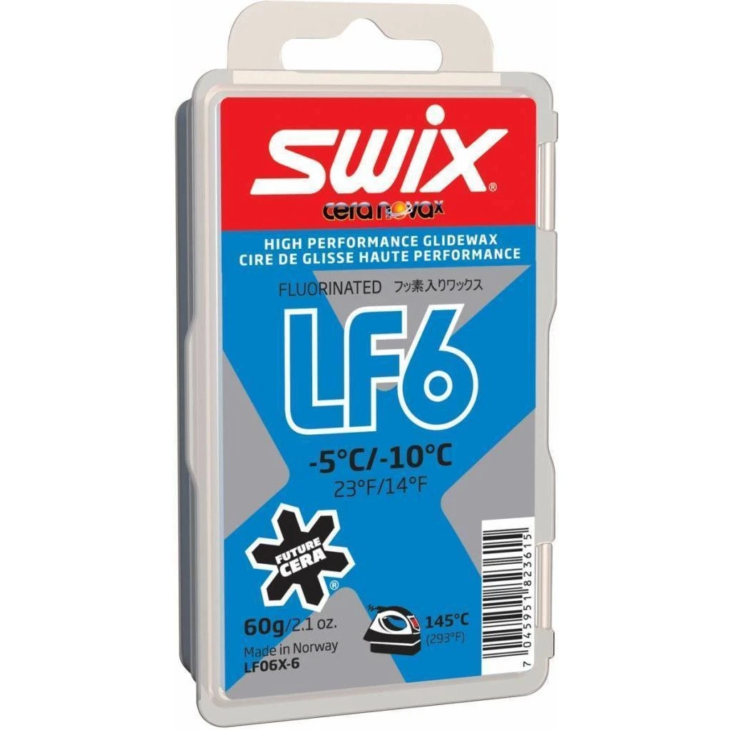 Swix LF6 -5 To -10 Glide Wax 1 Swix LF6 -5 To -10 Glide Wax