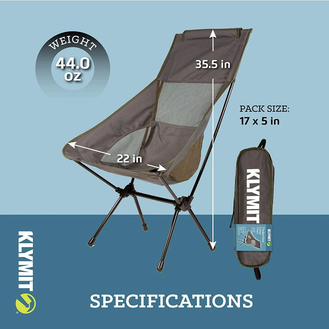 Klymit Campsite Timberline Chair 2 Klymit Campsite Timberline Chair